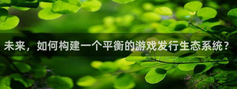 db电竞子 到底怎么样：未来，如何构建一个平衡的游戏发行生态系统？