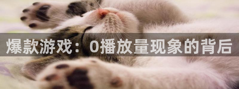 db电竞官网注册登录不了：爆款游戏：0播放量现象的背后